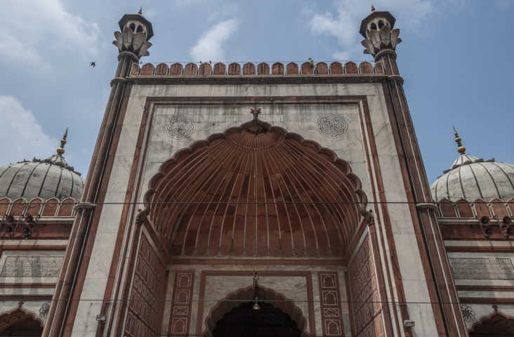 22 - India - Nueva Delhi - Jami Masjid - la Gran Mezquita